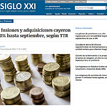 Las fusiones y adquisiciones cayeron el 10% hasta septiembre, segn TTR